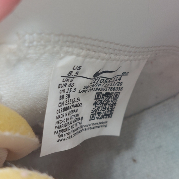 Nike Blazer Mid Top 77 White Pink Leather Sneakers Streetwear CZ1055-144 Sz 8.5 - Picture 8 of 9